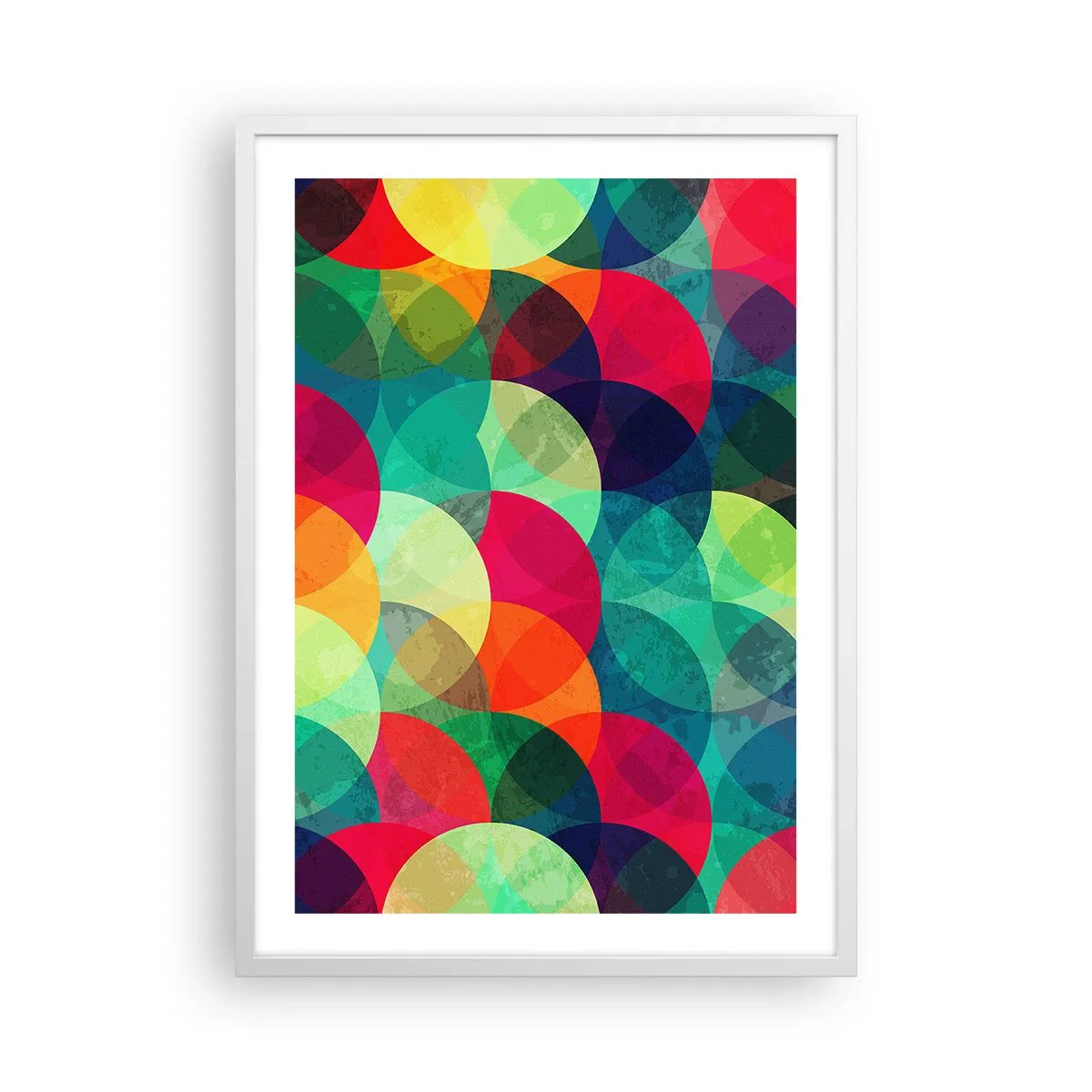 Poster in white frmae - Into the Rainbow - 50x70 cm