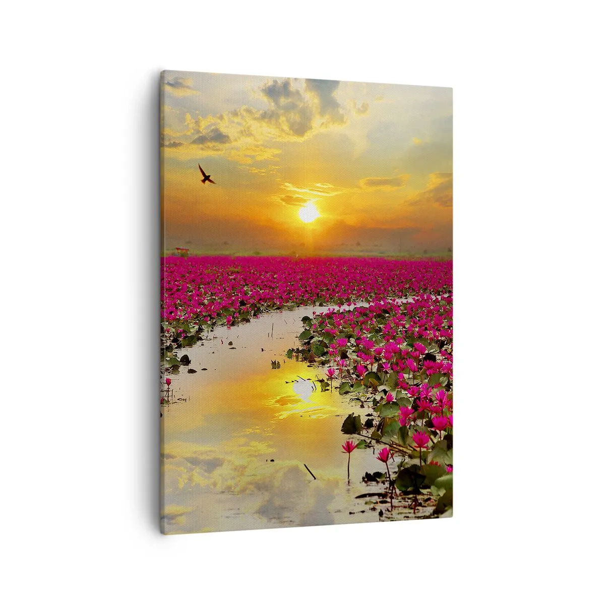 Canvas picture - Secret Life of a Lake - 50x70 cm