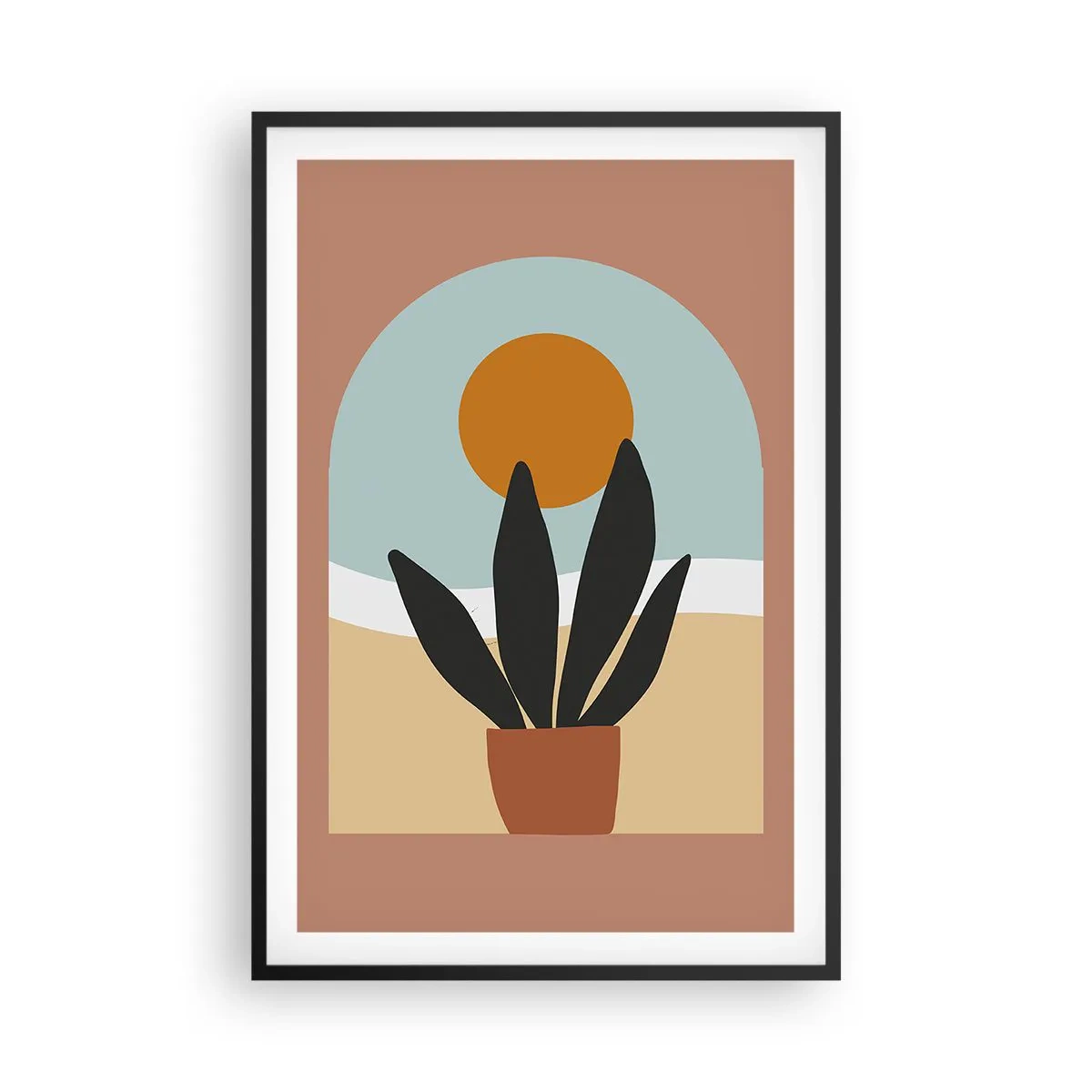 Poster in black frame - Small Joys - 61x91 cm