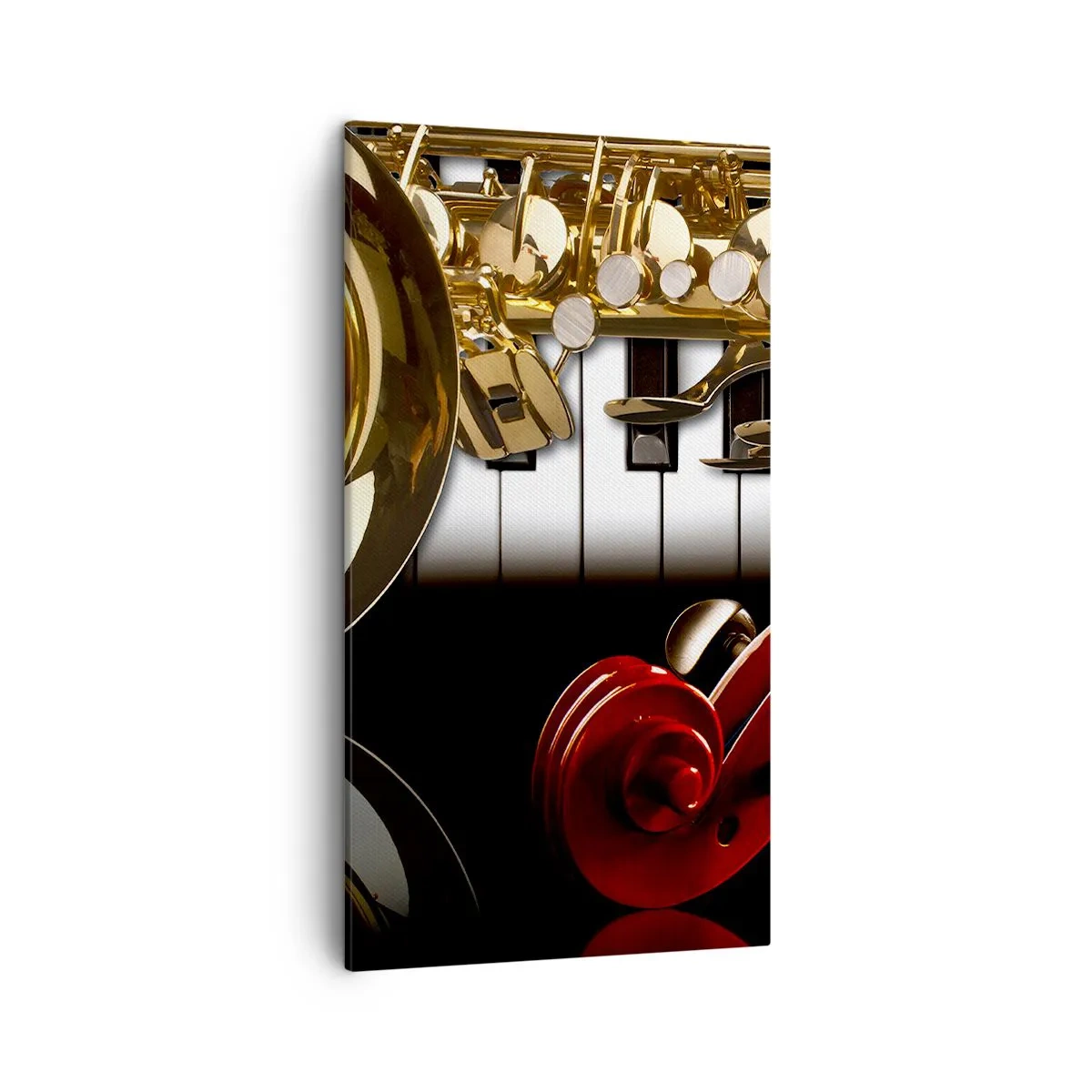 Canvas picture - Tin, Wood and Ivory - 45x80 cm