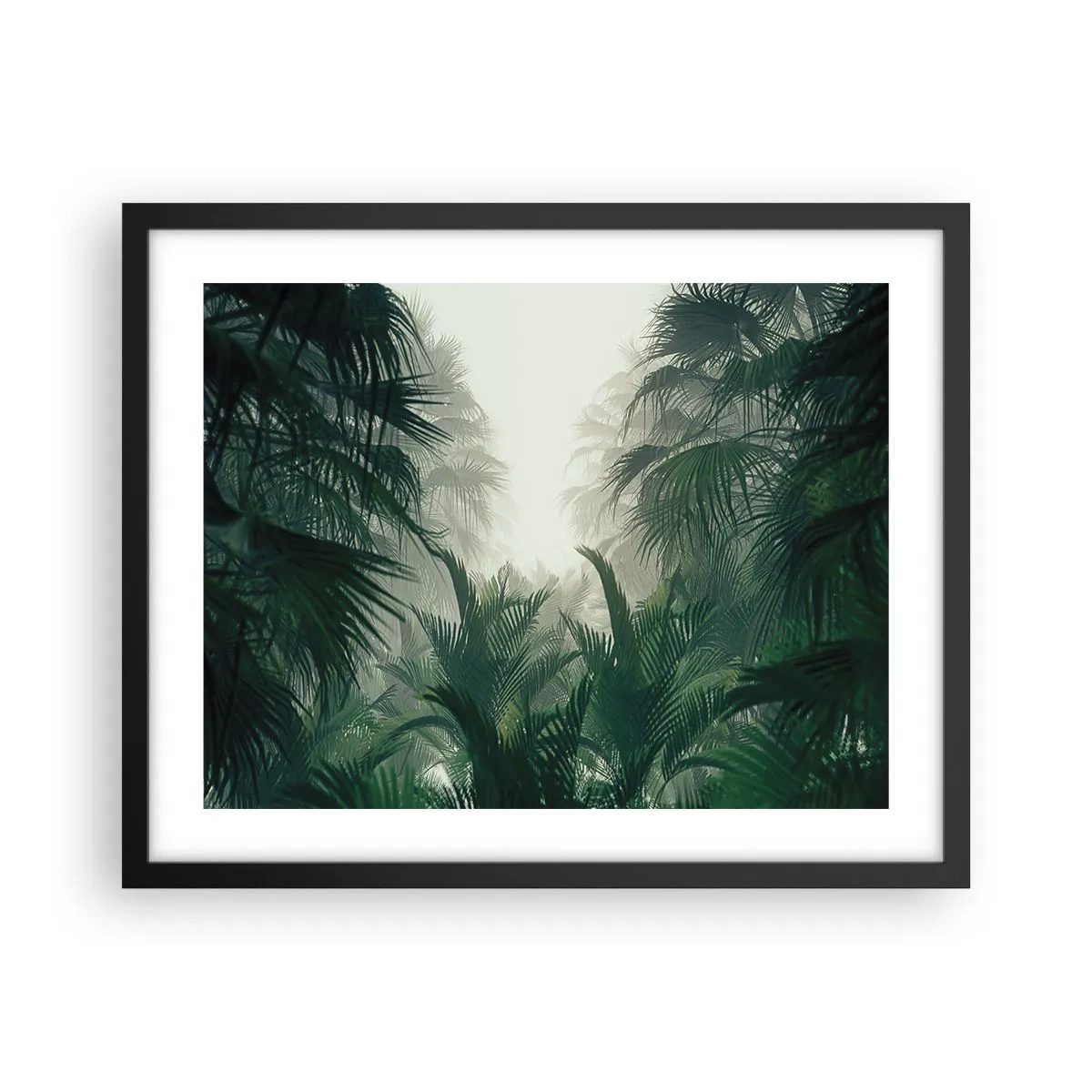 Poster in black frame - Tropical Secret - 50x40 cm