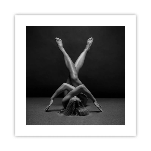 Poster - Geometry of Nakedness - 40x40 cm