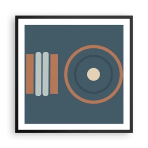 Poster in black frame - The Matter of Things - 60x60 cm