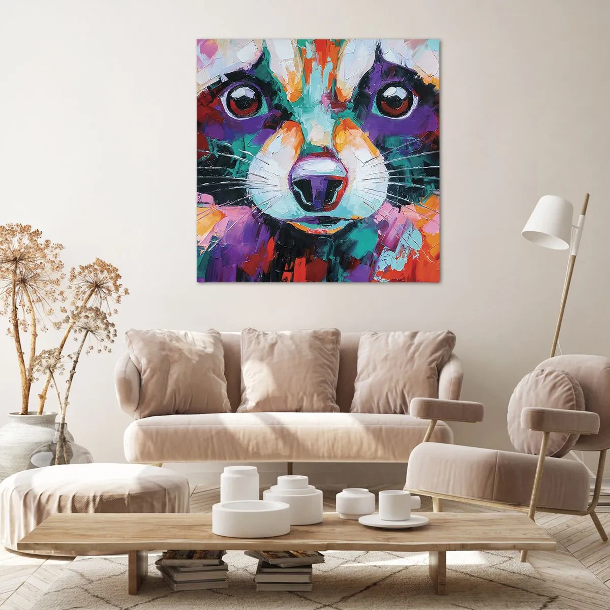 Canvas picture - Only Good Emotions - 50x50 cm