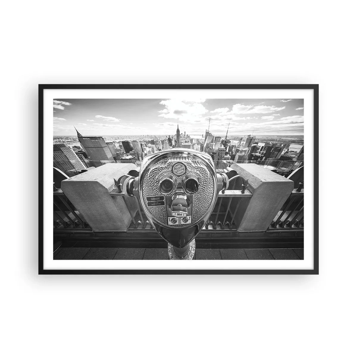 Poster in black frame - City of Cities - 91x61 cm