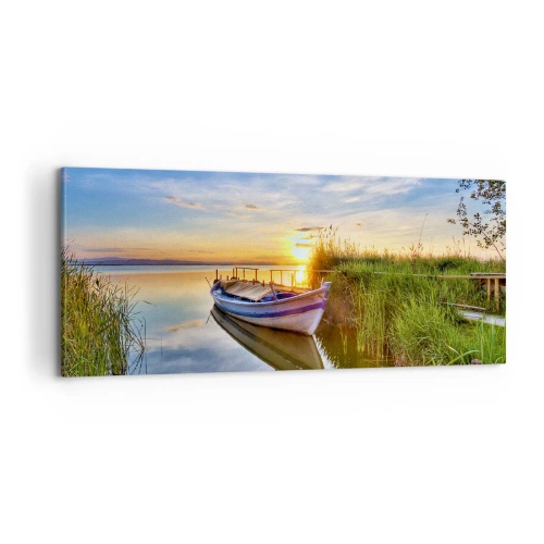 Canvas picture - Bay of Fulfilled Dreams - 100x40 cm