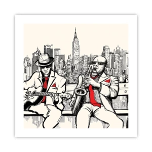 Poster - New York Improvisation - 50x50 cm