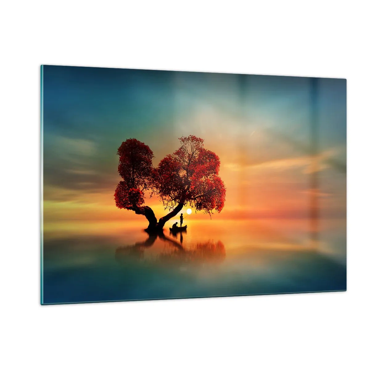 Glass picture - Far Away and Lost to the World - 120x80 cm