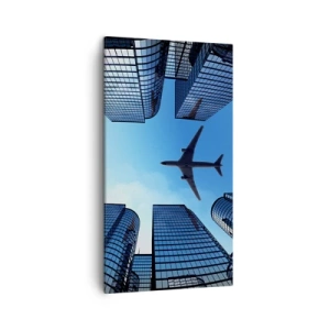 Canvas picture - View from a Glass Gorge - 45x80 cm