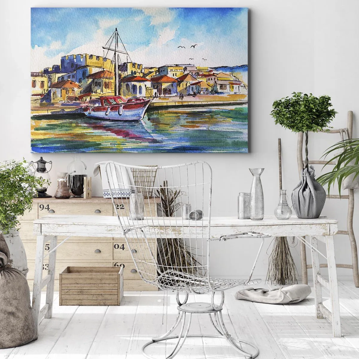 Canvas picture - Rainbow Afternoon - 120x80 cm
