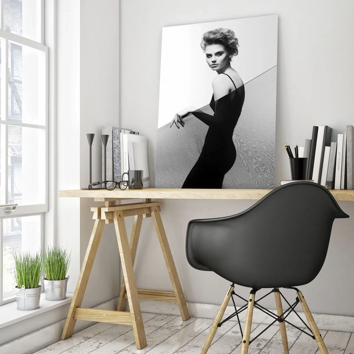 Glass picture - Magnetic Look - 70x100 cm