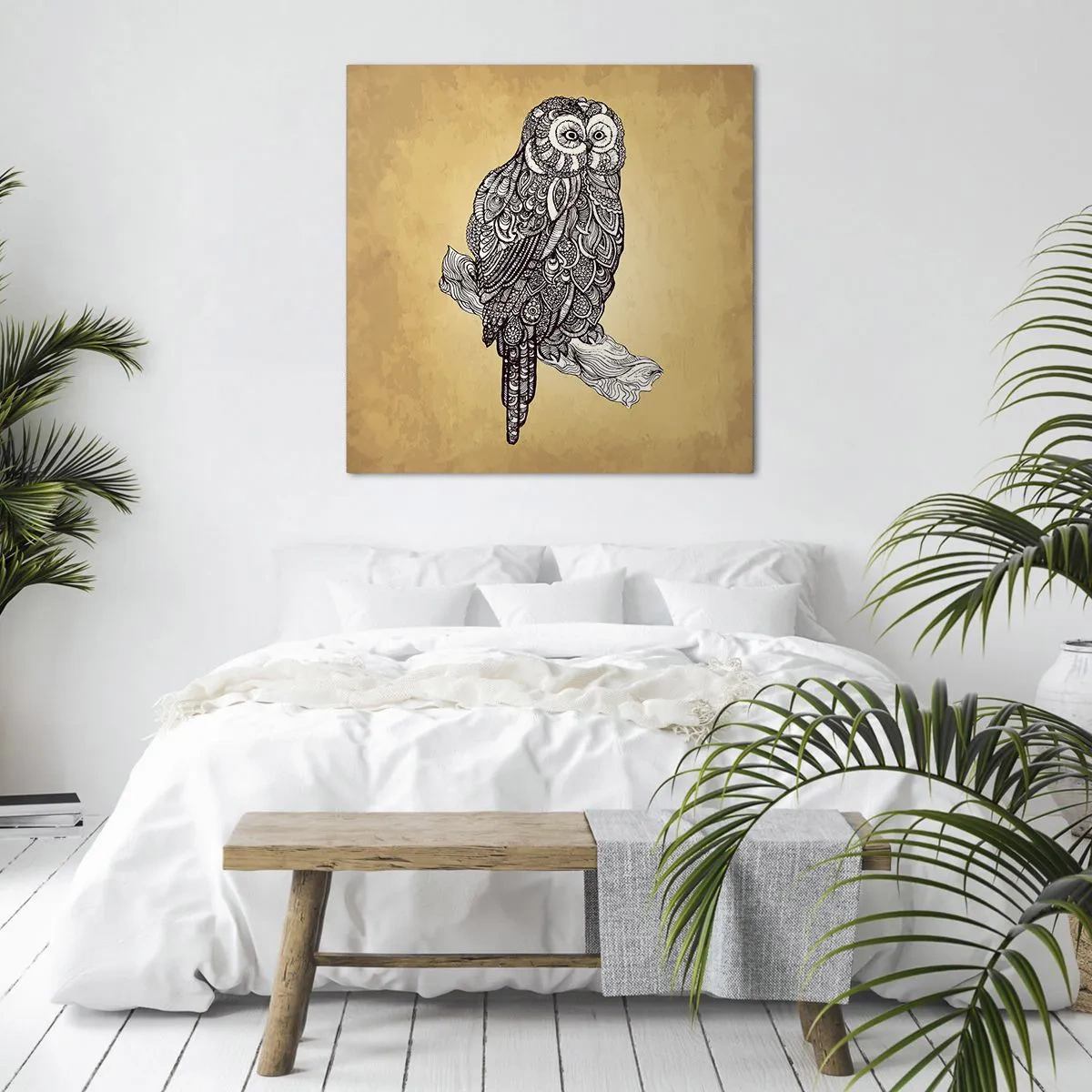 Canvas picture - Mysterious Ornaments of Wisdom - 30x30 cm
