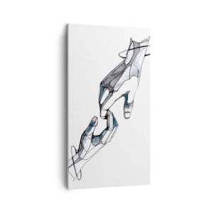 Canvas picture - Good Gesture - 45x80 cm