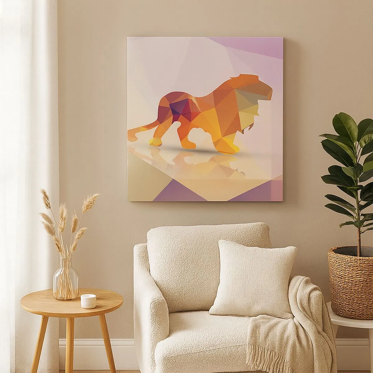 Canvas picture - Diamond King - 30x30 cm