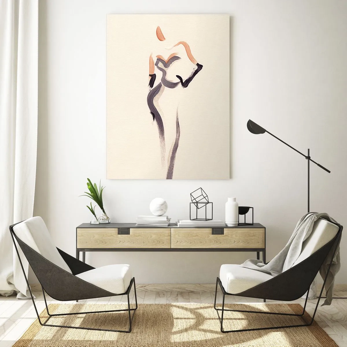 Glass picture - From Golden Years of Hollywood - 80x120 cm