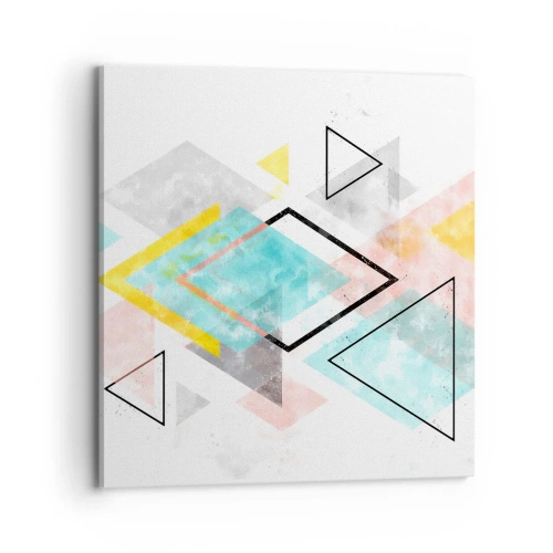 Canvas picture - Geometric Play - 70x70 cm