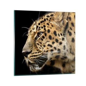 Glass picture - Calm, Focused, Ready - 60x60 cm