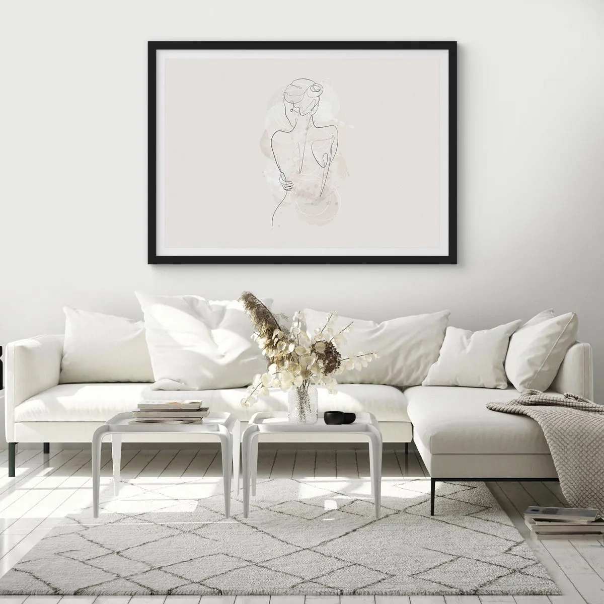 Poster in black frame - Like a Sensitive Instrument - 100x70 cm