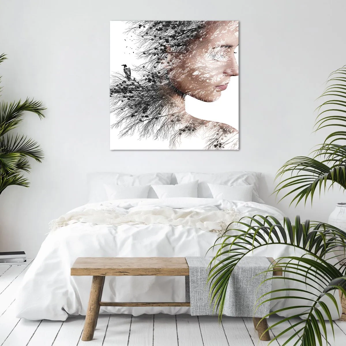 Canvas picture - Spirit of a Forest - 30x30 cm