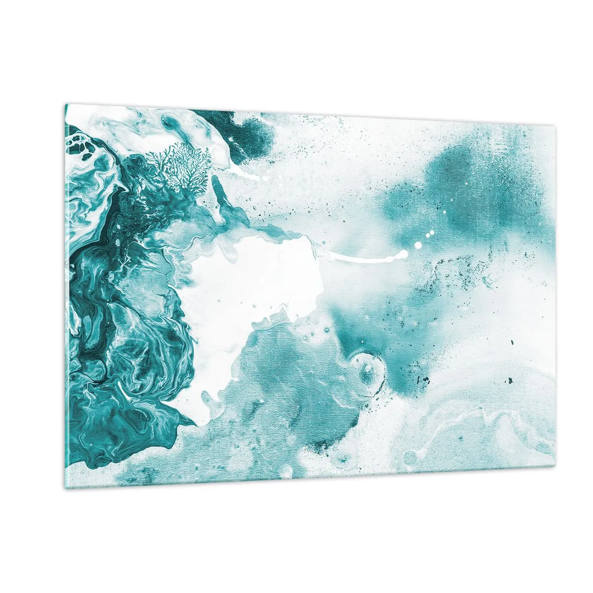 Glass picture - Lakes of Blue - 120x80 cm