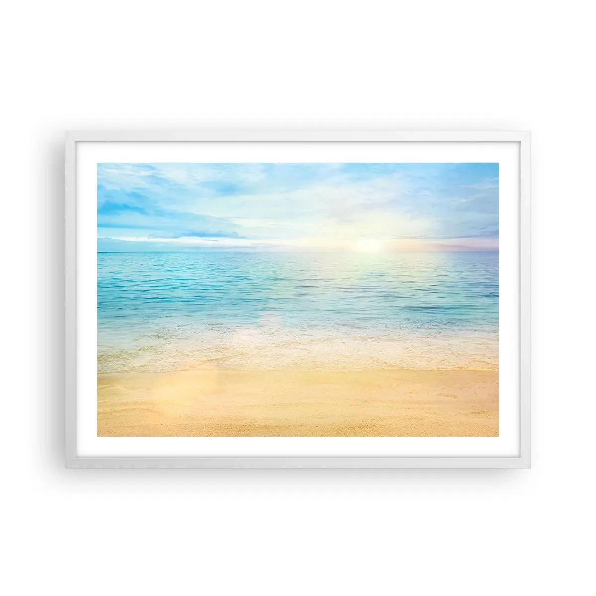 Poster in white frmae - The Big Blue - 70x50 cm