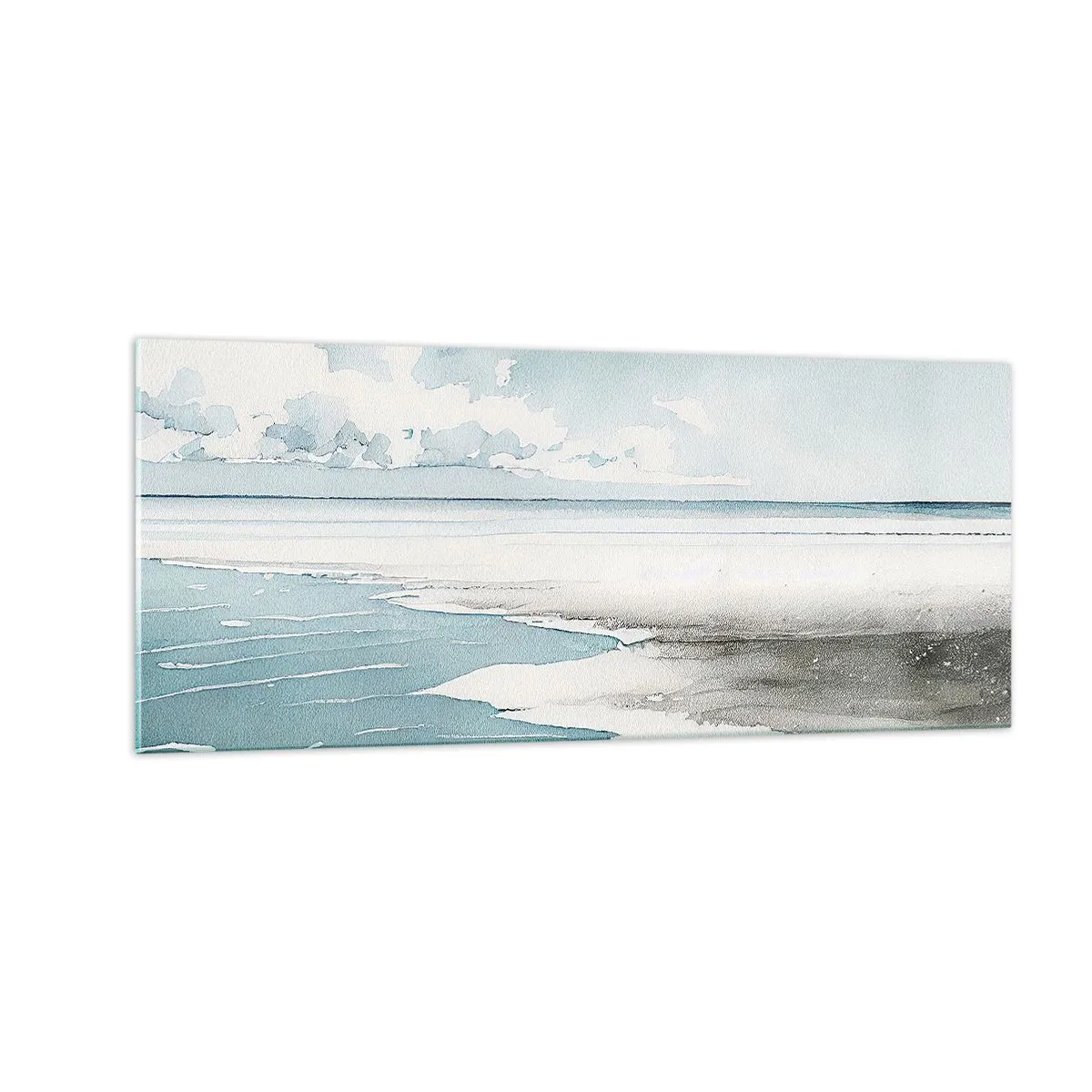 Glass picture - Gentle Tide - 100x40 cm