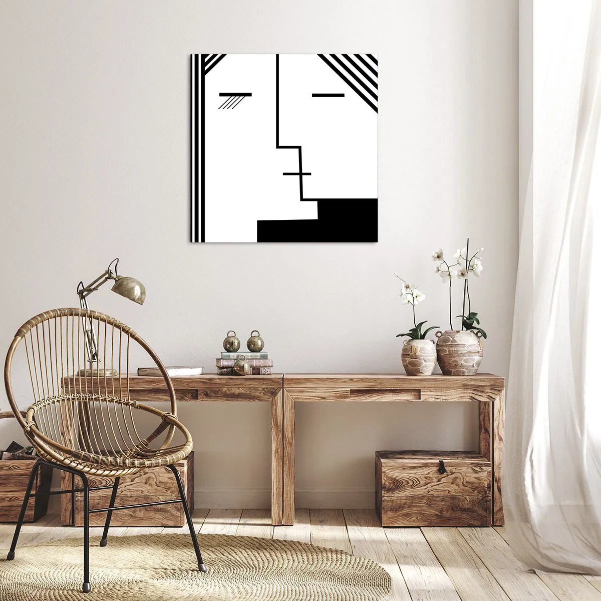 Canvas picture - Simply a Kiss - 30x30 cm