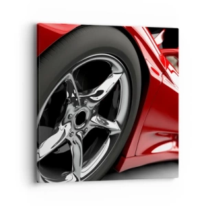 Canvas picture - Born to Be Fast - 40x40 cm