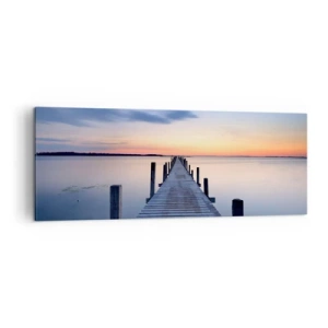 Canvas picture - Calm of a Quiet Dusk - 140x50 cm