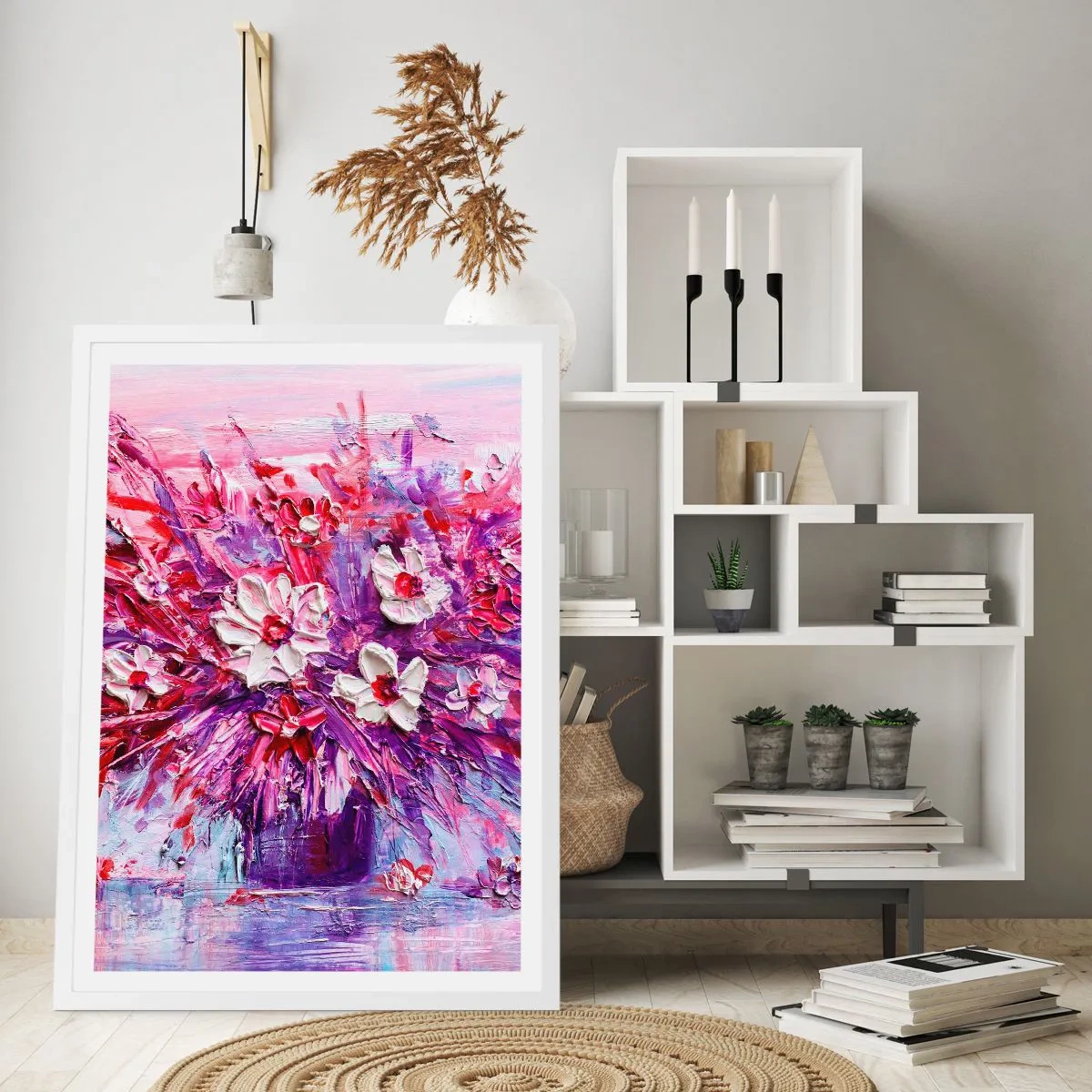 Poster in white frmae - Innocence and Passion - 30x40 cm