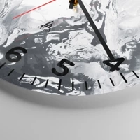 Clock face with numbers