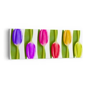 Canvas picture - Rainbow Composition - 140x50 cm