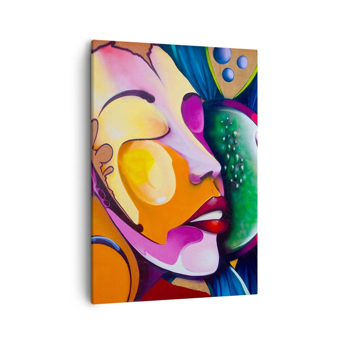 Canvas picture - Touching with a Colour - 50x70 cm