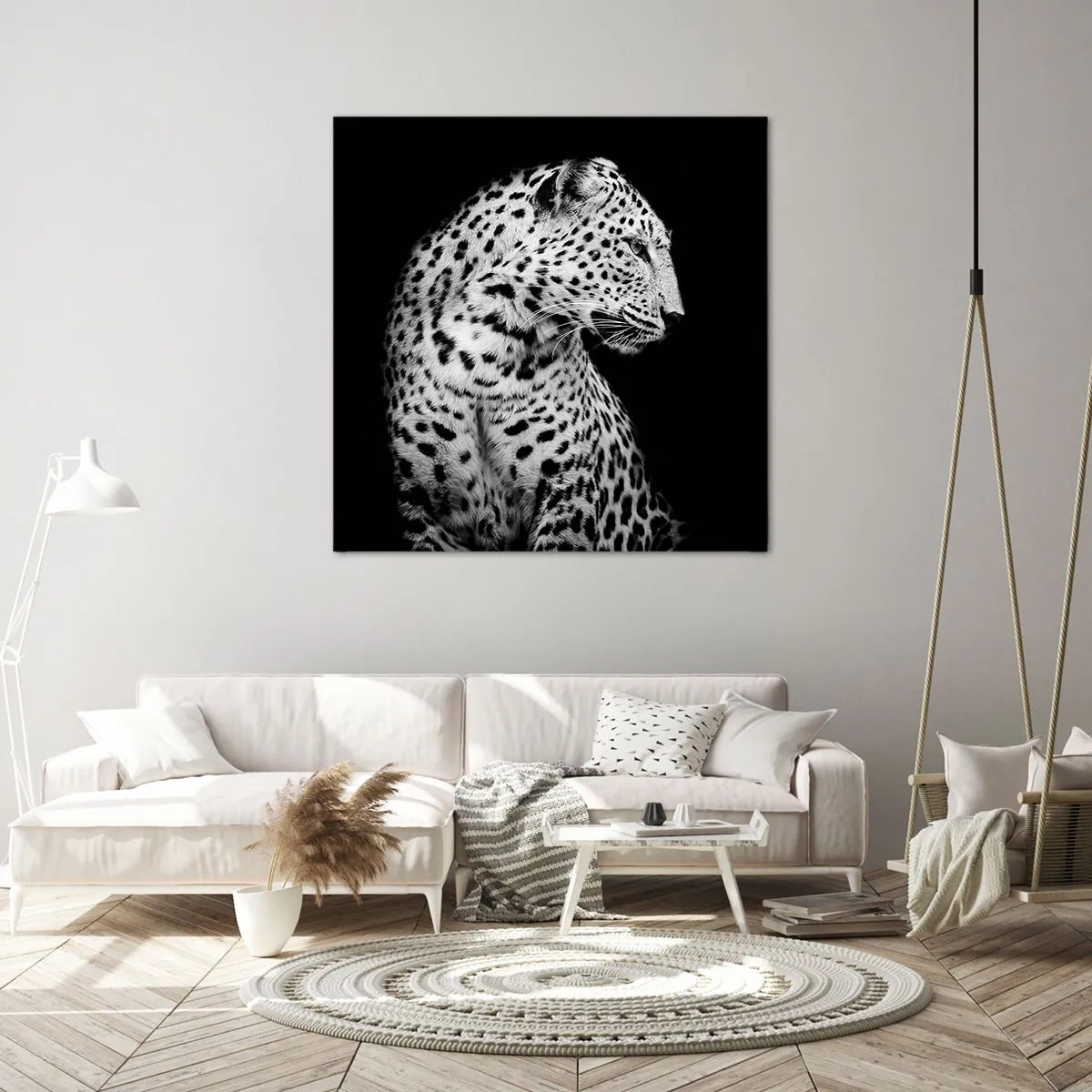 Canvas picture - A Perfect Right Profile  - 40x40 cm