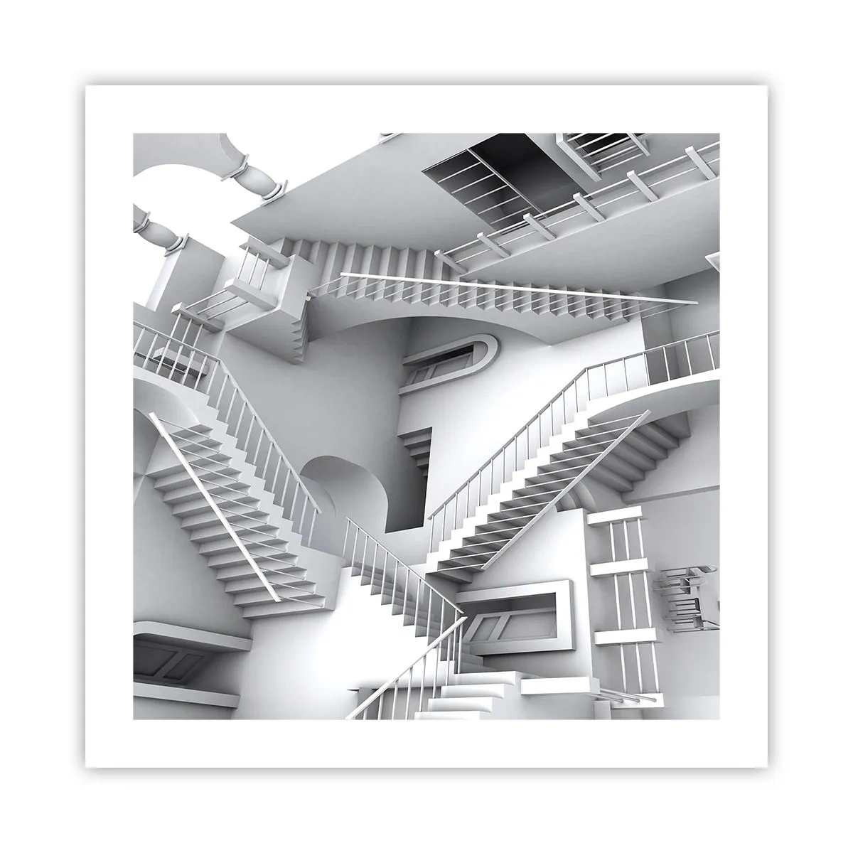 Poster - Paradoxes of Space - 50x50 cm