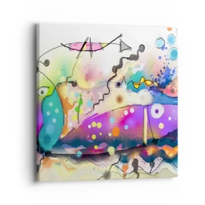 Canvas picture - No Words! - 40x40 cm