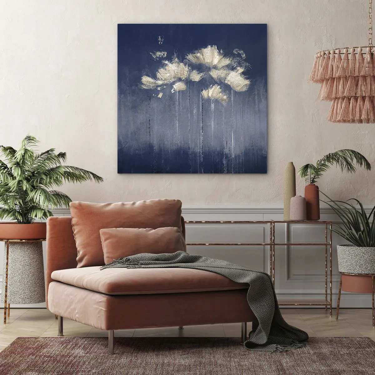 Canvas picture - Like Flakes in the Wind - 30x30 cm