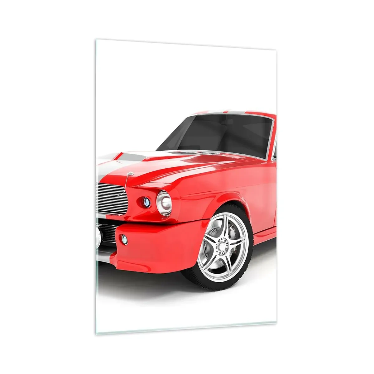Glass picture - Mustang fast as a Wind - 80x120 cm