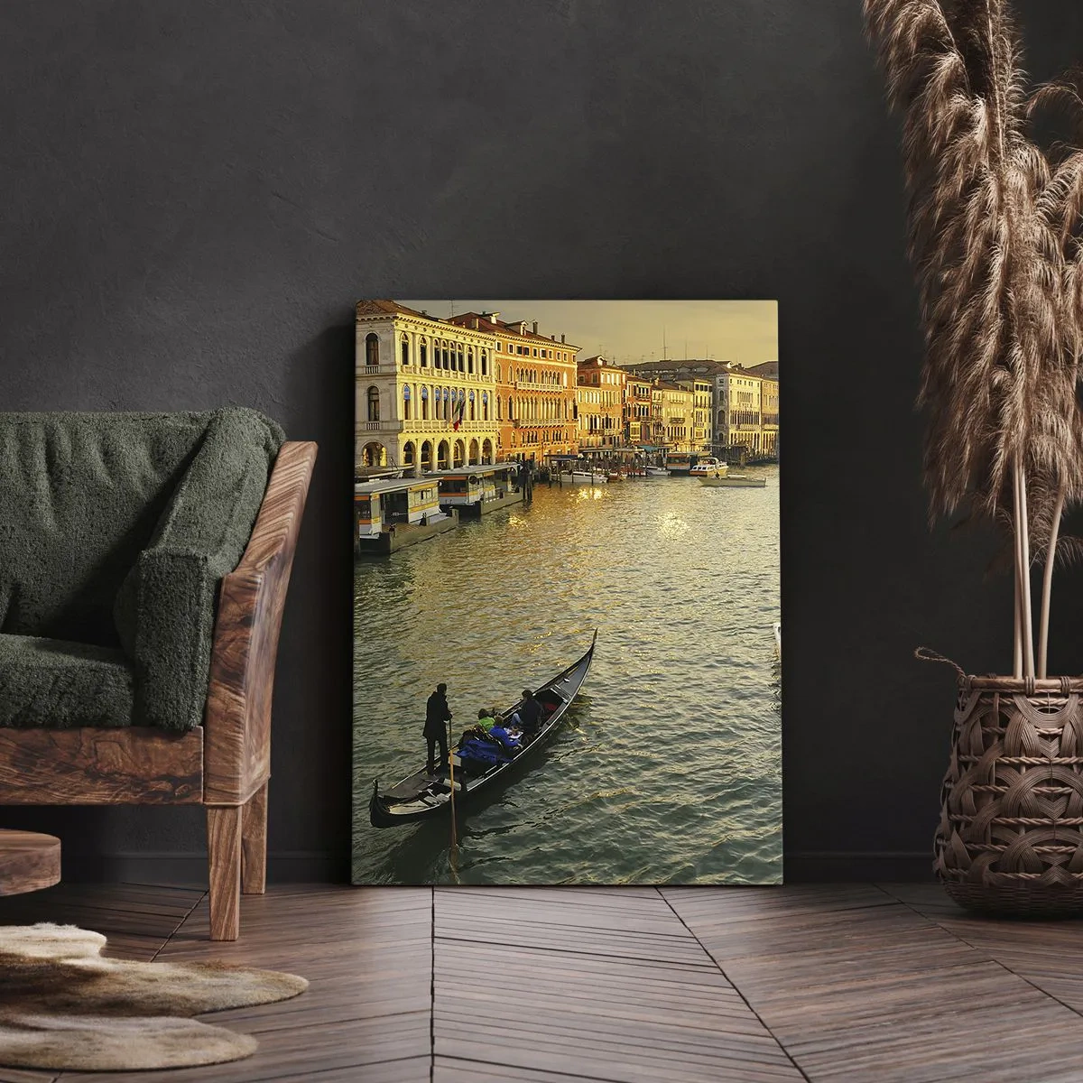 Canvas picture - On the Sunny side of a Street - 50x70 cm