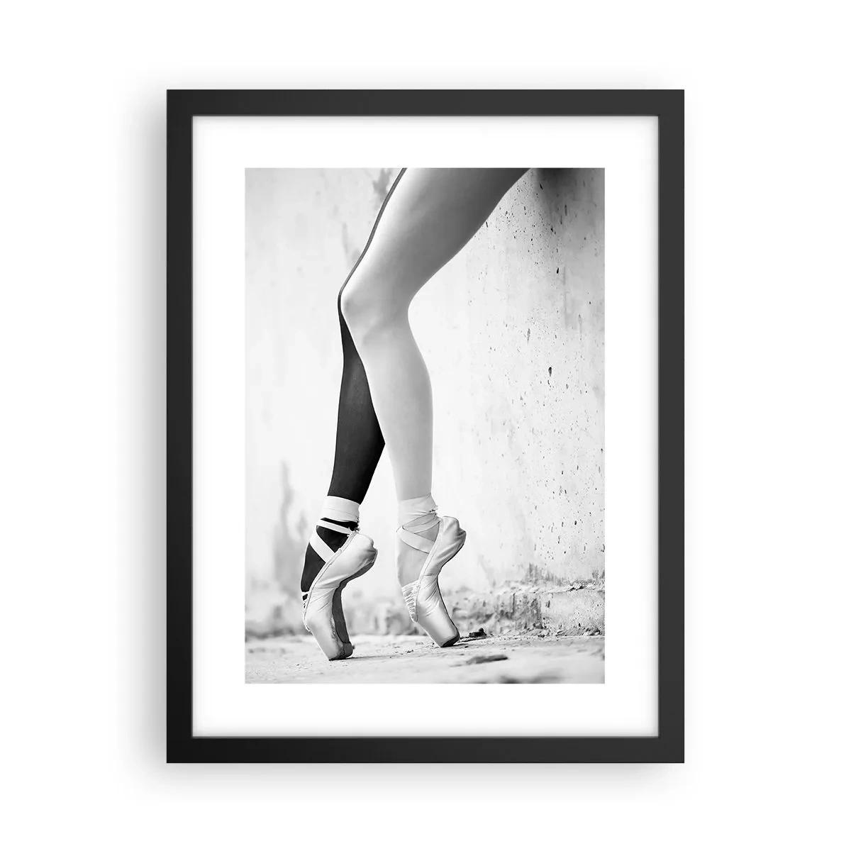 Poster in black frame - Ballerina, Voila! - 30x40 cm