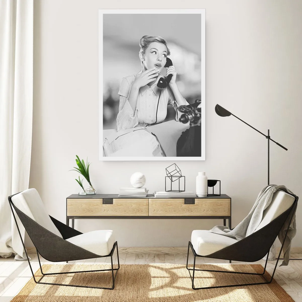 Poster - Hello, Here Come the 50-ies - 40x50 cm
