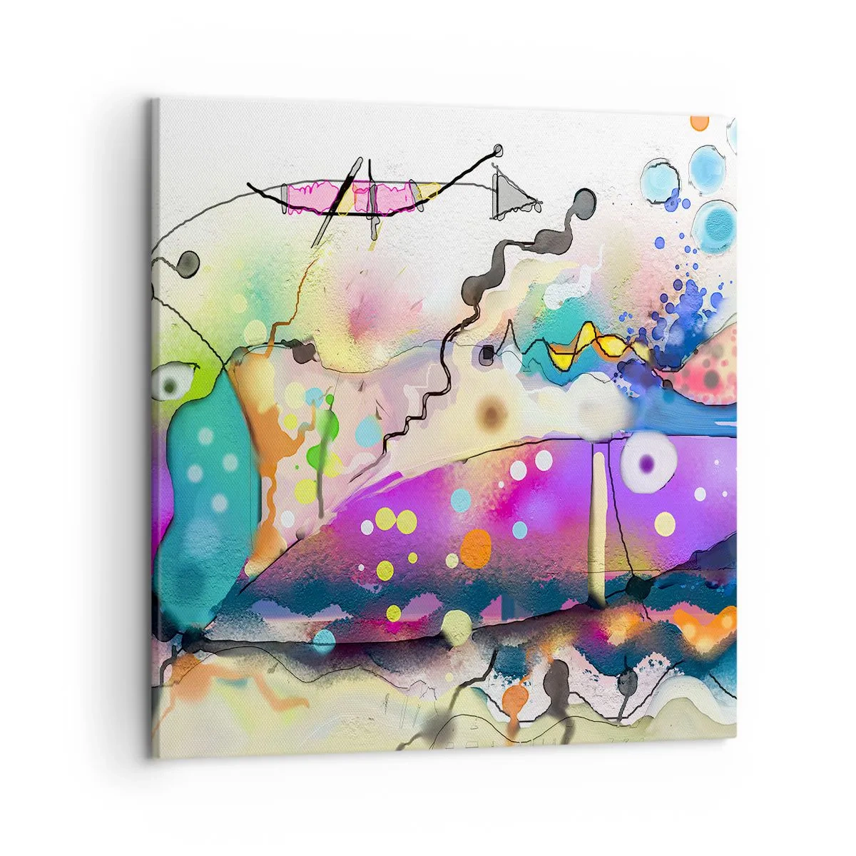 Canvas picture - No Words! - 50x50 cm