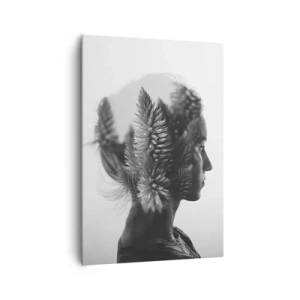 Canvas picture - Lady from a Pinewood Forest - 70x100 cm