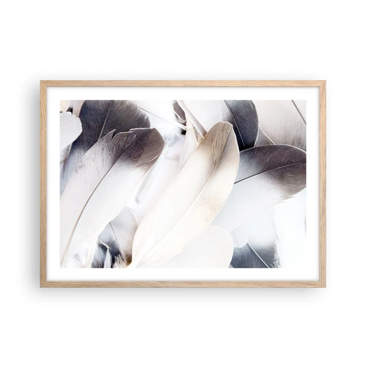 Poster in light oak frame - Almost Angelic - 70x50 cm