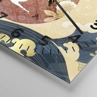 Clock face with numbers