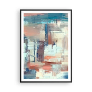 Poster in black frame - Reaching Light - 70x100 cm