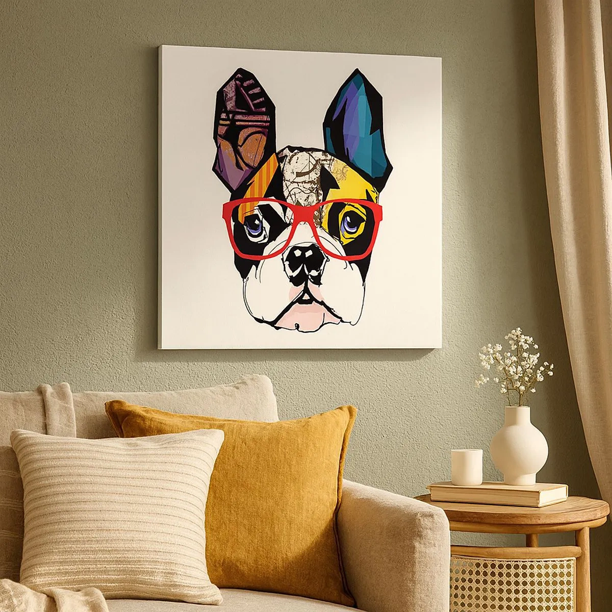 Canvas picture - Intellectual - 30x30 cm