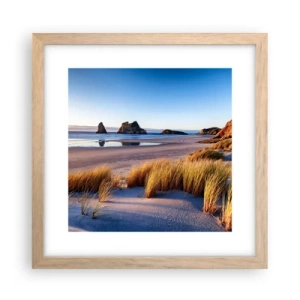 Poster in light oak frame - For Peace Seekers - 30x30 cm