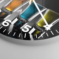 Clock face with numbers