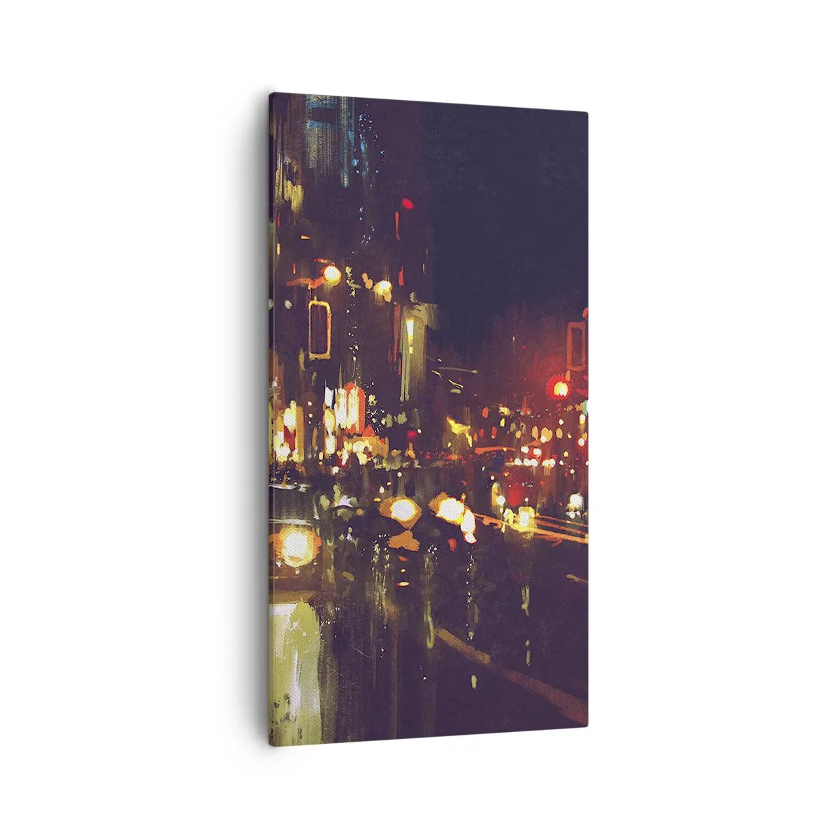 Canvas picture - Drowned in City Lights - 55x100 cm